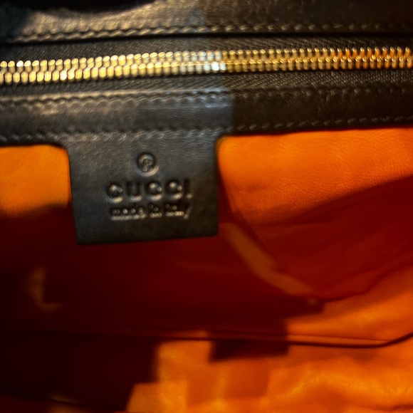 Black and Orange Hobo Bag - Picture 7 of 9